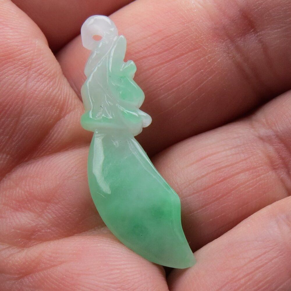 Jade Sword Hand Carved Pendent